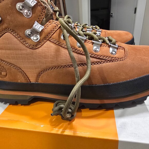 Timberland Euro Hiker Lace Up Men's Boots Rust Nubuck TB0A61YXF13 Size 10.5 NEW - Picture 9 of 12